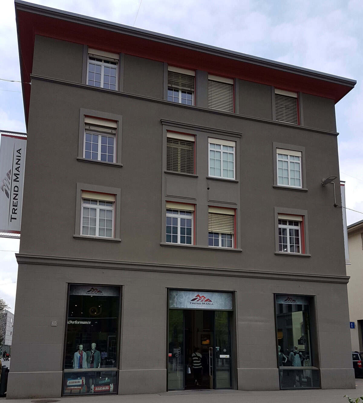 Façade du magasin Trend Mania au Flon Lausanne