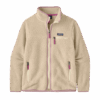 W'S RETRO PILE JKT — Ecru-Rose
