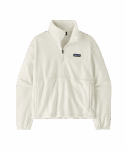 W'S MICRO D 1/2 ZIP FLEECE — Blanc