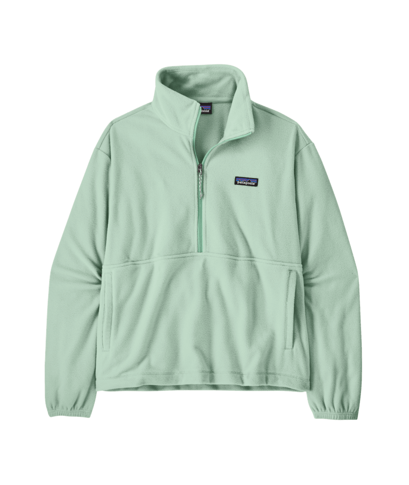 W'S MICRO D 1/2 ZIP FLEECE — Vert Clair