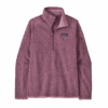 W'S BETTER SWEATER 1/4 ZIP — Violet