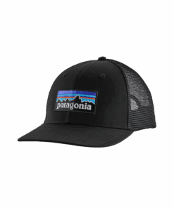 P-6 LOGO TRUCKER HAT — Noir