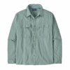 M'S L/S SELF GUIDED SUN SHIRT — Turquoise