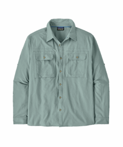 M'S L/S SELF GUIDED SUN SHIRT — Turquoise