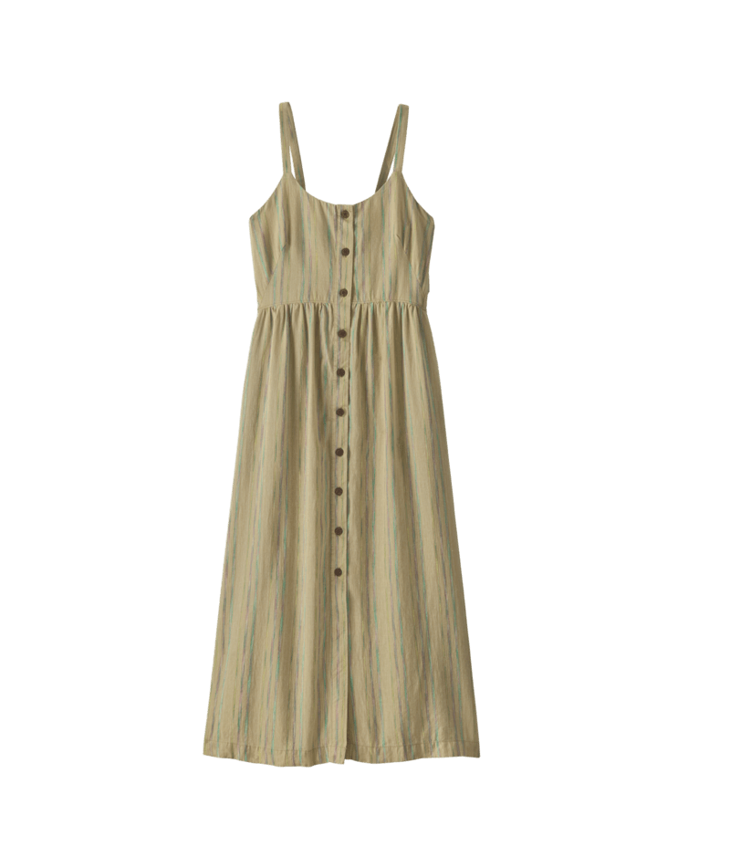 W'S GARDEN ISLAND DRESS — Jaune-Motif