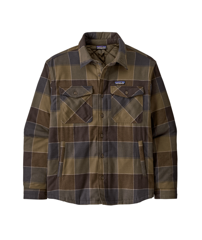 M's LW Insulated Fjord Flannel Shirt — Vert-Noir