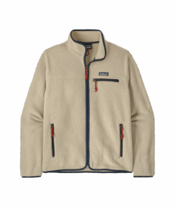 M'S RETRO PILE JKT — Beige-Bleu