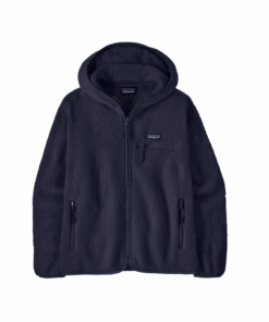 W'S RETRO PILE HOODY — Marine