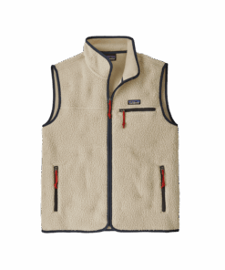 M'S RETRO PILE vest — Beige-Bleu