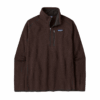 M'S BETTER SWEATER 1/4 ZIP — Brun