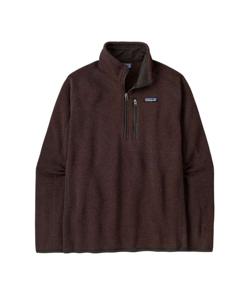 M'S BETTER SWEATER 1/4 ZIP — Brun