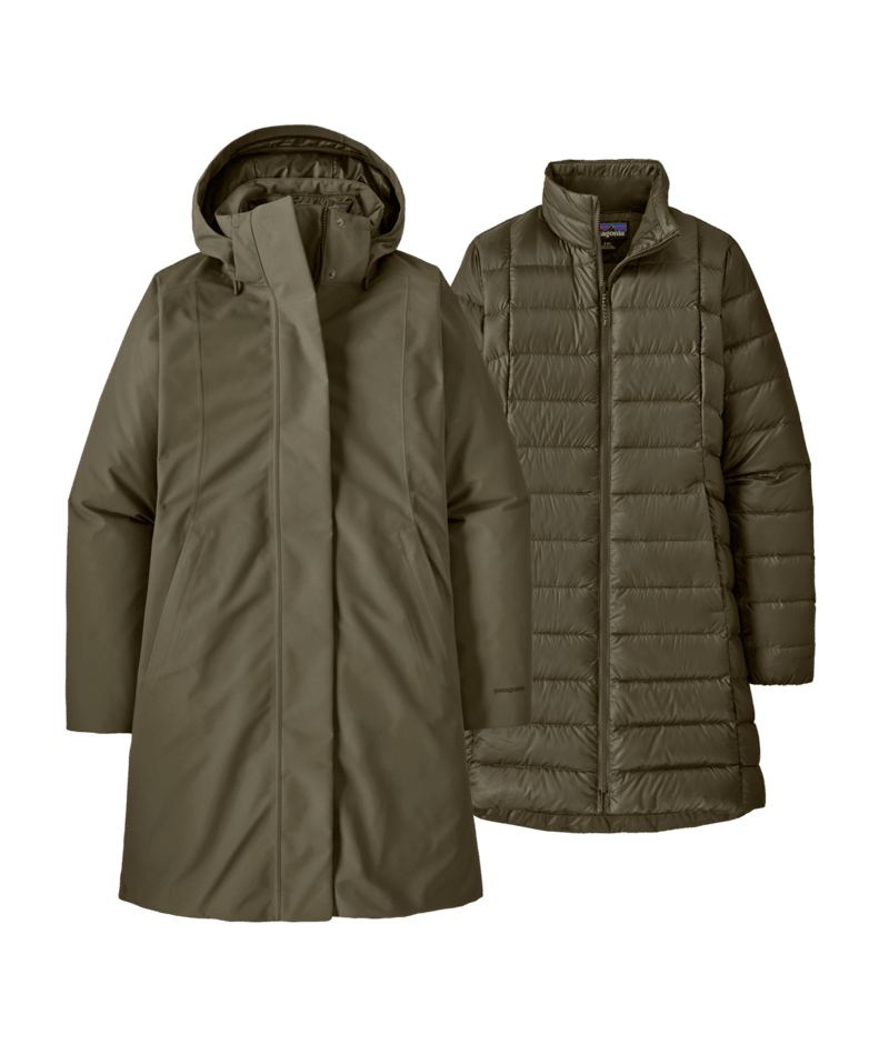 W'S TRES 3-IN-1 PARKA — Vert Foncé