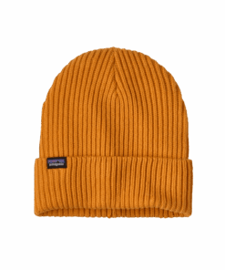 FISHERMANS ROLLED BEANIE — Orange