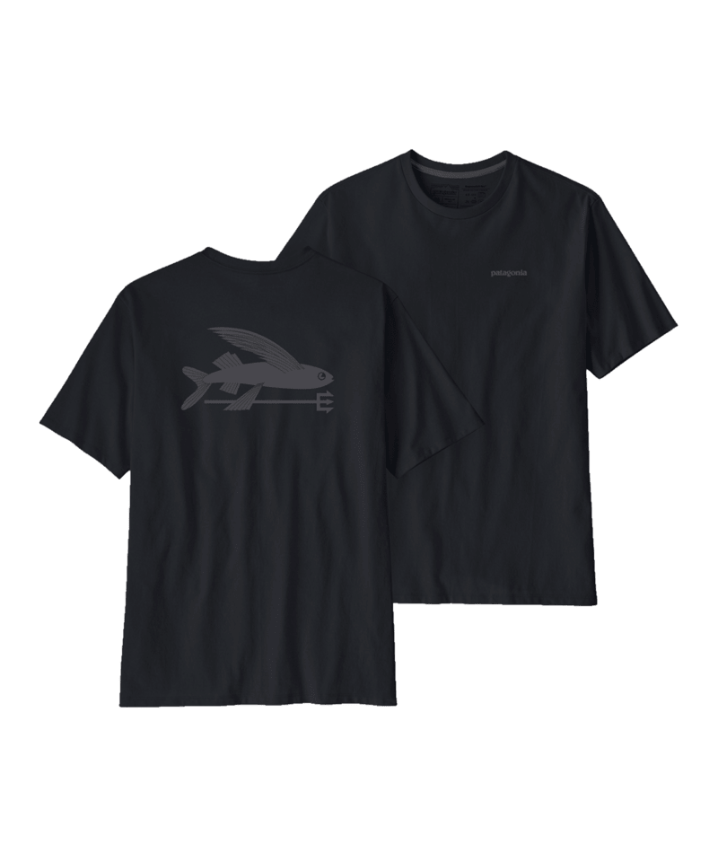 M's Flying Fish Responsibili-Tee — Noir
