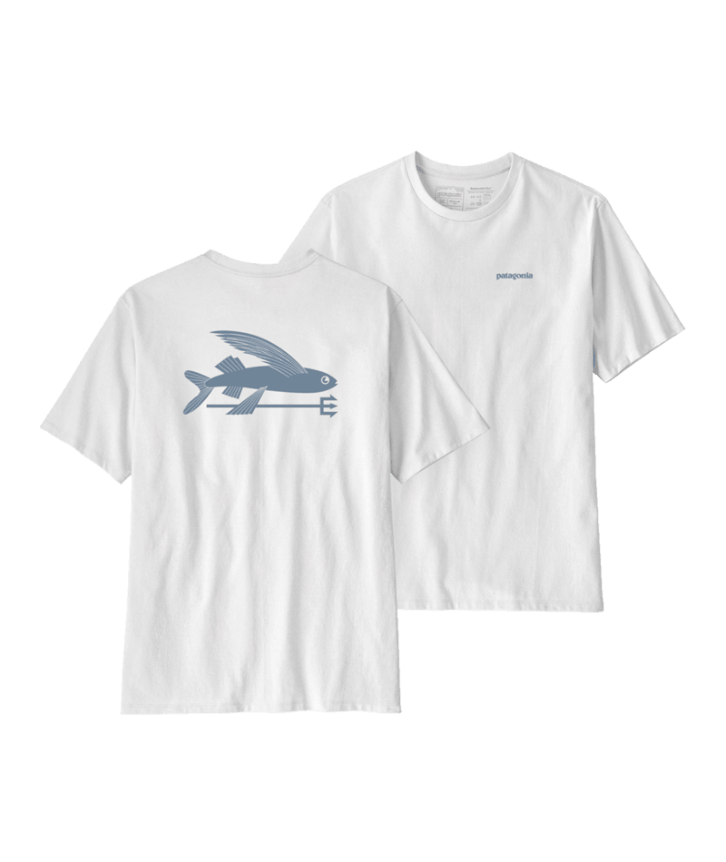 M's Flying Fish Responsibili-Tee — Blanc