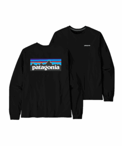 M'S L/S P-6 LOGO RESPONSIBLE TEE — Noir