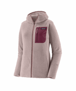 W'S R1 AIR FULL-ZIP HOODY — Mauve