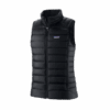 W'S DOWN SWEATER VEST — Noir