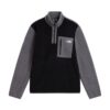 M YUMIORI 1/4 ZIP — Noir