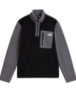 M YUMIORI 1/4 ZIP — Noir