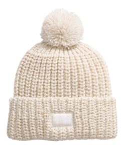 COZY CHUNKY CABIN BEANIE — Blanc