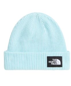 SALTY LINED BEANIE — Bleu Ciel