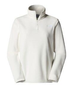 W GLACIER FLC 1/4 ZIP JKT — Ecru