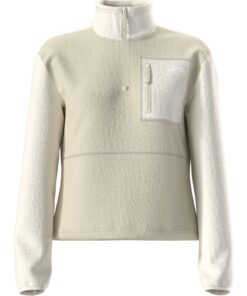 W YUMIORI 1/4 ZIP — Ecru