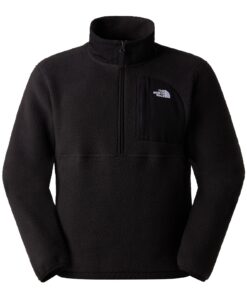 M YUMIORI OFF PEAK 1/2 ZIP JKT — Noir