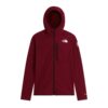 W FUTUREFLEECE FZ HDY — Bordeaux