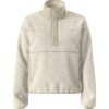 W CRAGMONT SNAP 1/2 FLEE JKT — Creme