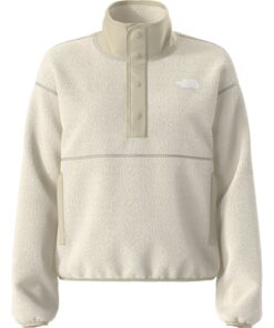 W CRAGMONT SNAP 1/2 FLEE JKT — Creme