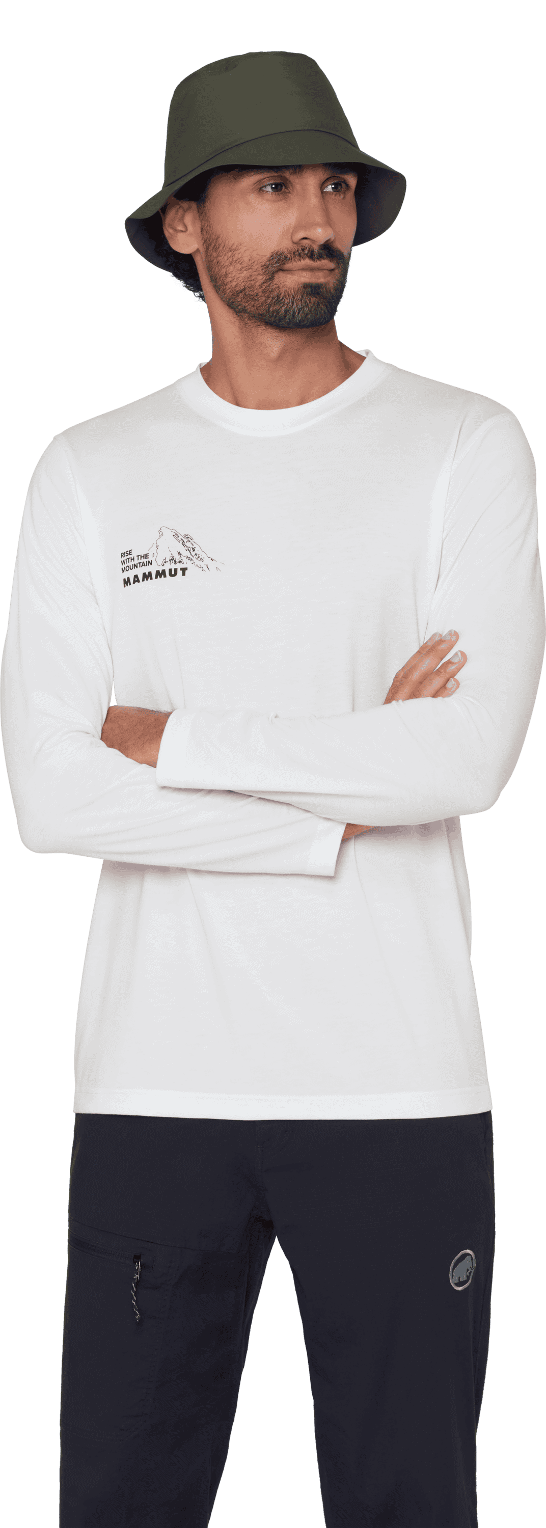 MOUNTAIN LS T-SHIRT M BLUEMLISALPHORN – Image 4